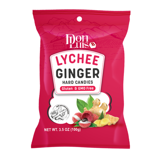 Don Luis Ginger Lychee Hard Candy 100g